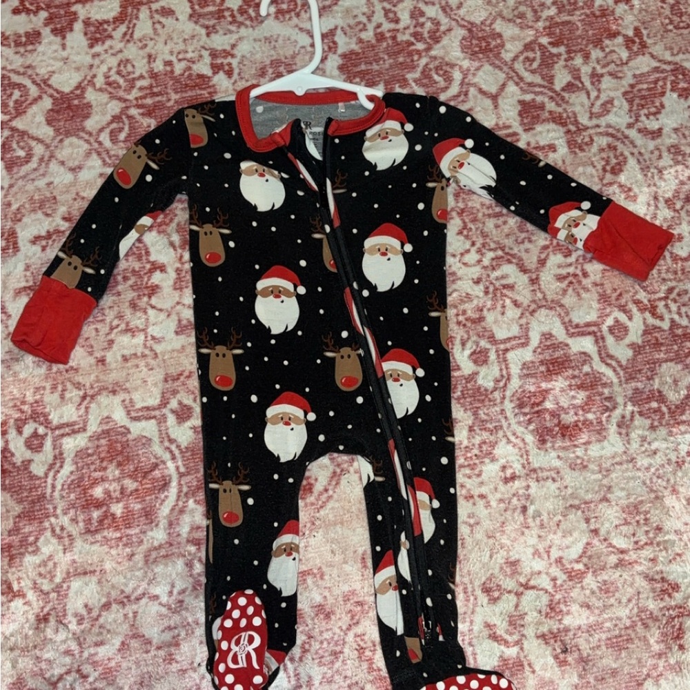Bums & Roses Christmas 2 way zipper
